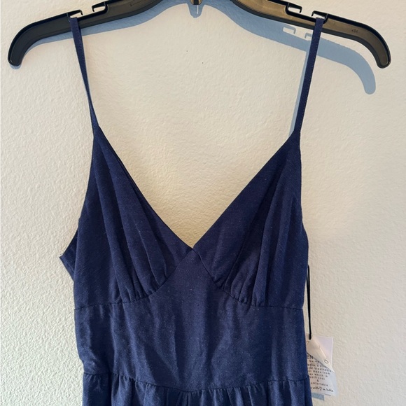 Japna linen blend jumpsuit. Navy blue. NWT. - Picture 4 of 12